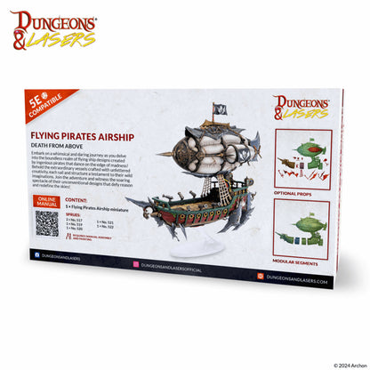 D&L Flying Pirate Ship Miniature