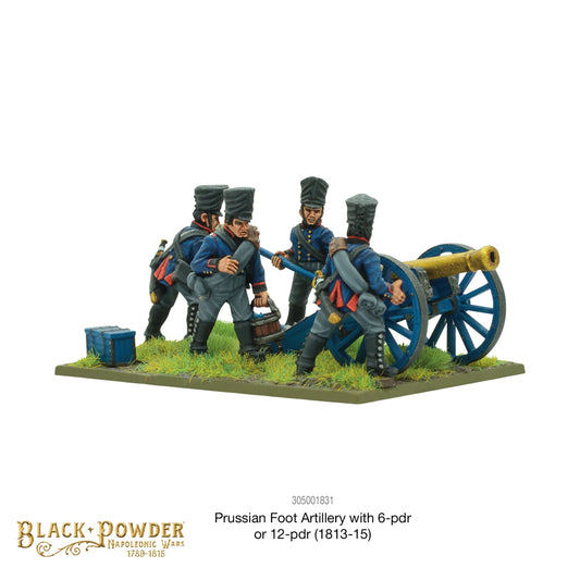 Black Powder Prussian Foot Artillery & 6/12 Pdr