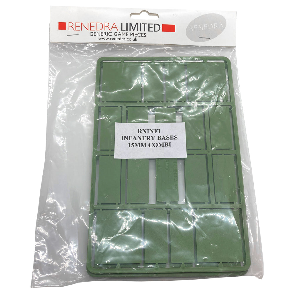 Renedra Infantry Bases 15mm combi Pack