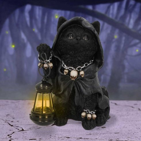 Reapers Feline Lantern Cat Figurine