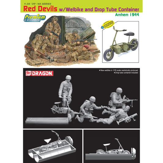 Red Devils & Welbike Arnhem 1944 1/35 Model Kit