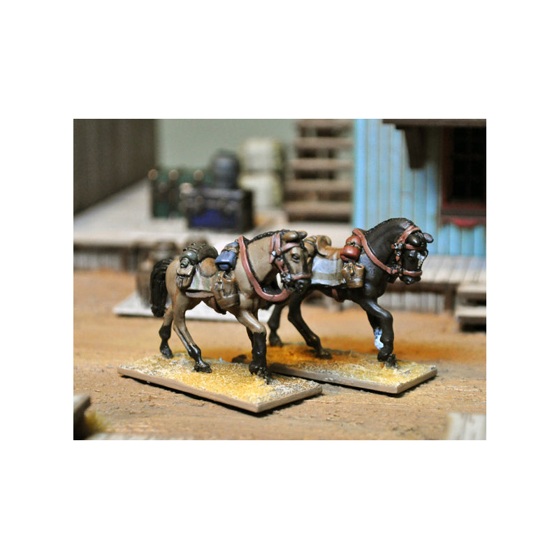 Dead Man's Hand Riderless Horses Miniatures