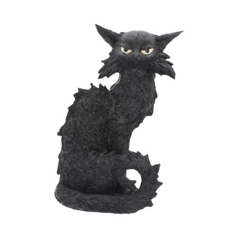 Salem is a large black cat figure for your home, office or as a gift for a friend, with a wonderfully characterful face this hand painted resin ornament would make a great edition to any spooky display, as a familiar face around your home or edition to a witchcraft collection