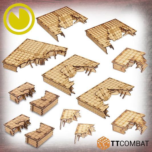 Tabletop Scenics San Canciano Block Streets - MDF Wargaming Terrain