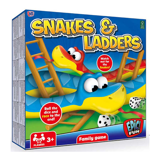 Snakes & Ladders Family Boar...