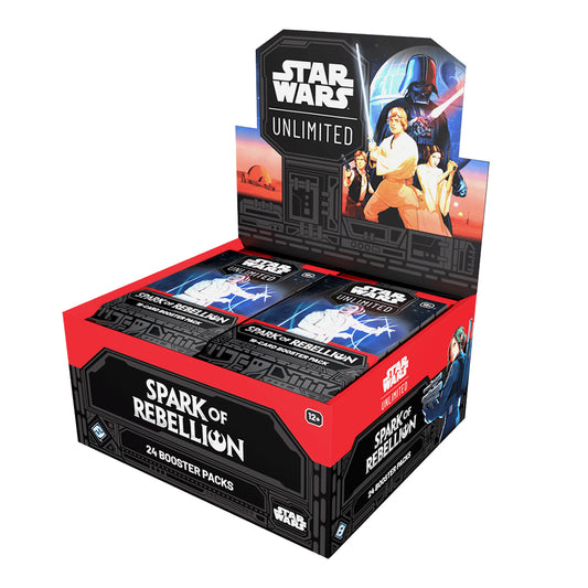 Star Wars Unlimited Spark of Rebellion Booster Display