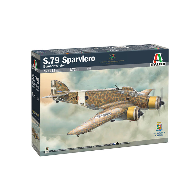 S.79 Sparviero Bomber Version - Italeri 1:72 Scale Aircraft