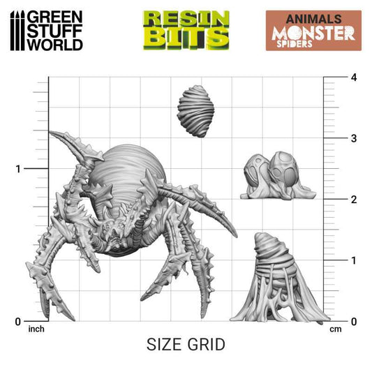 3D Printed Spider Monsters - Gre...