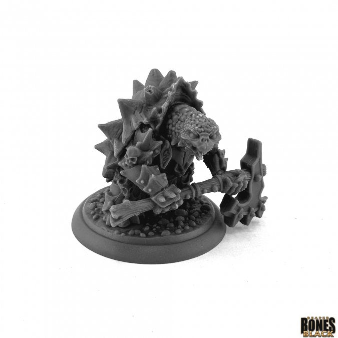 Spikeshell Anti-Paladin RPG Mini - Bones Black