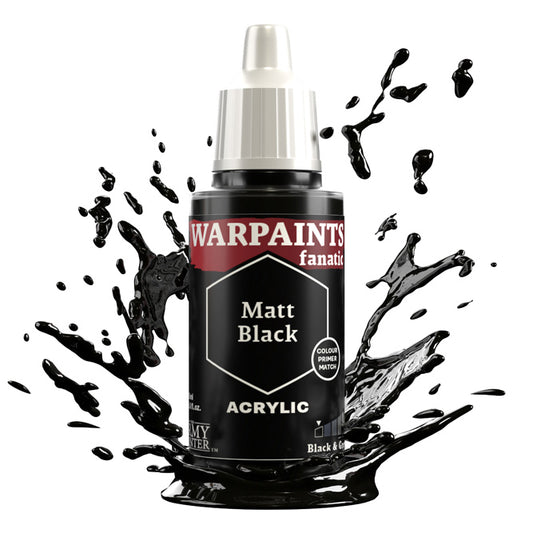 Matt Black Warpaints Fanatic 18ml The Army Painter