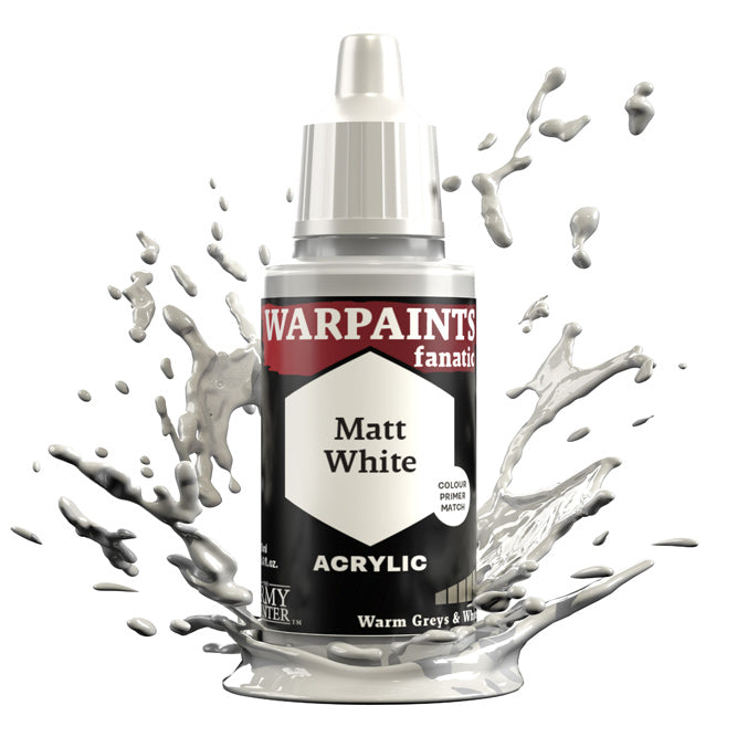 Matt White Warpaints Fanatic 18ml The Army Painter