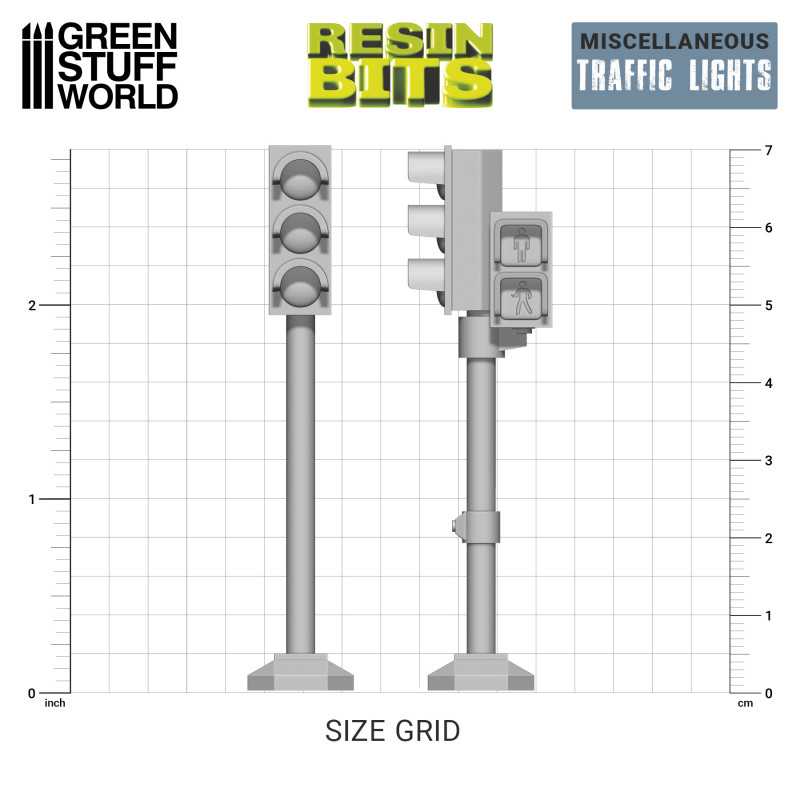 Resin Traffic Lights Set