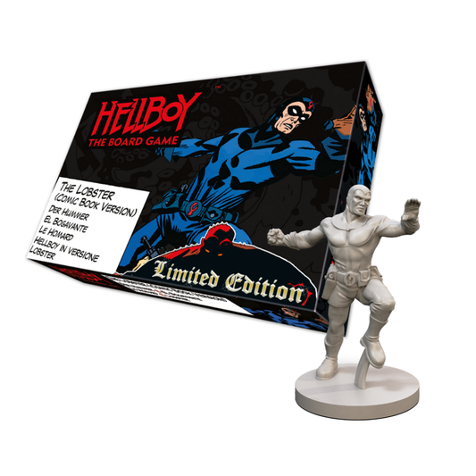 The Lobster (comic book version) limited edition plastic miniature for Hellboy the board game. This agent booster is a limited edition release