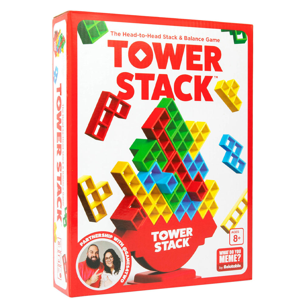 2 Player Dexterity Toer Stack Game