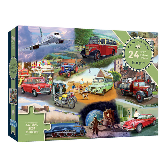 Transport 24 Piece XL Jigsaw Puzzle