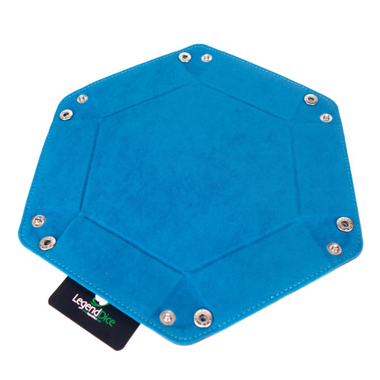 Legend Dice Hex Dice Tray Light Blue