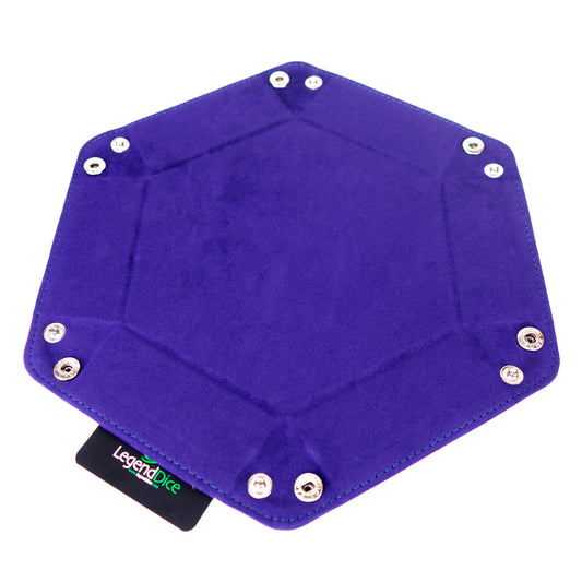 Legend Dice Hex Dice Tray Purple