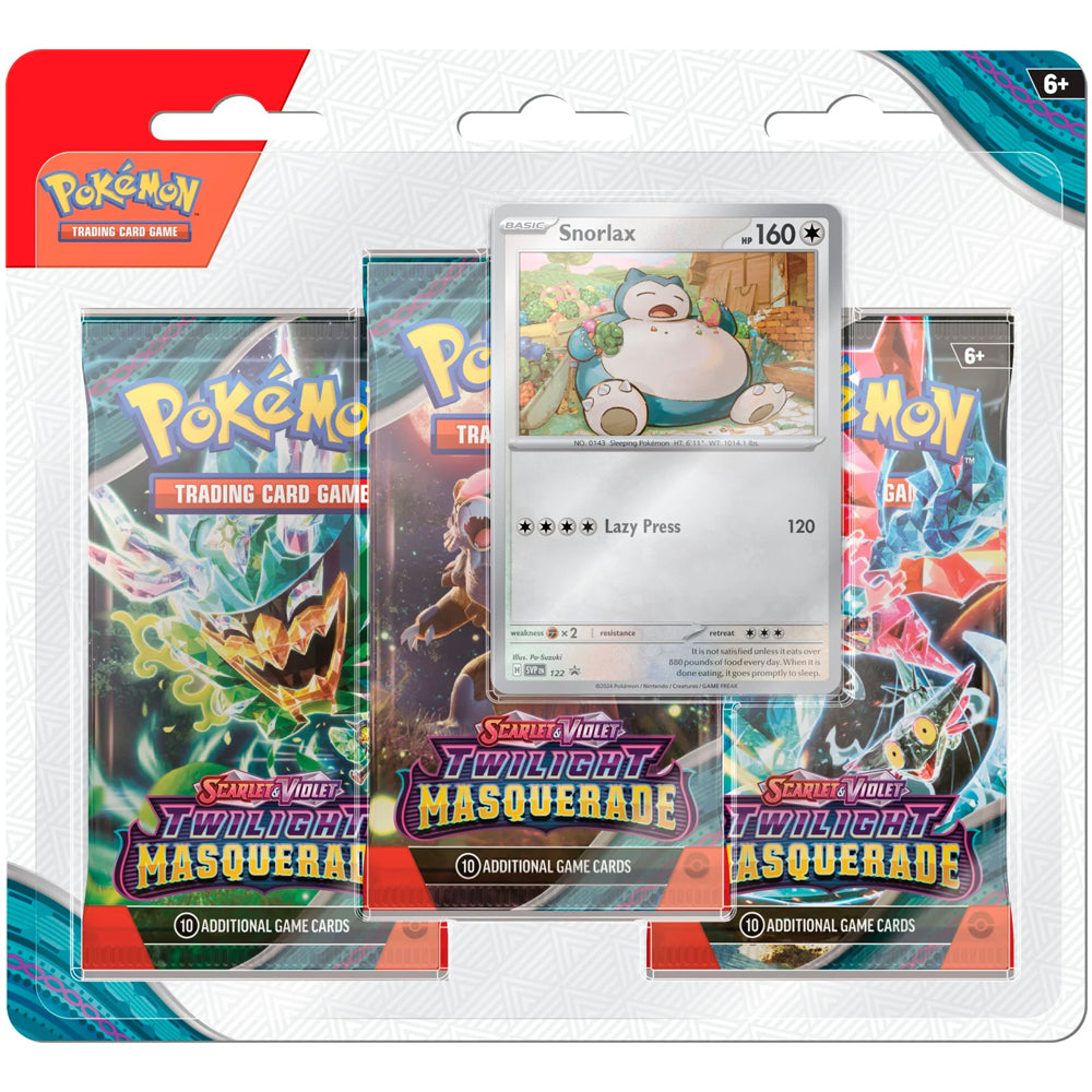 Pokémon TCG SV Twilight Masquerade Snorlax Promo Pack