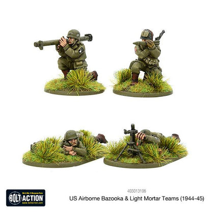 Bolt Action US Airborne Bazooka & Light Mortar Teams