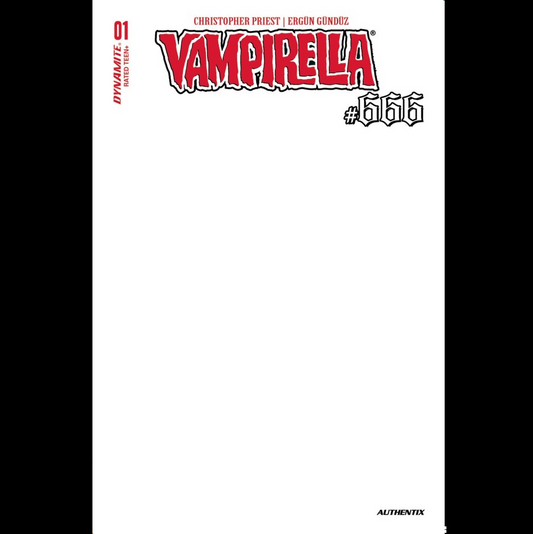 Vampirella #666 Cover G (Blank A...