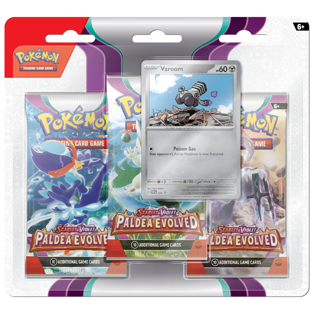 Pokémon TCG Paldea Evolved Varoom Trio Pack