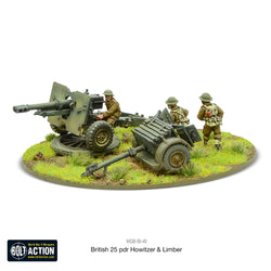 British 25 Pdr Howiter & Limber Bolt Action