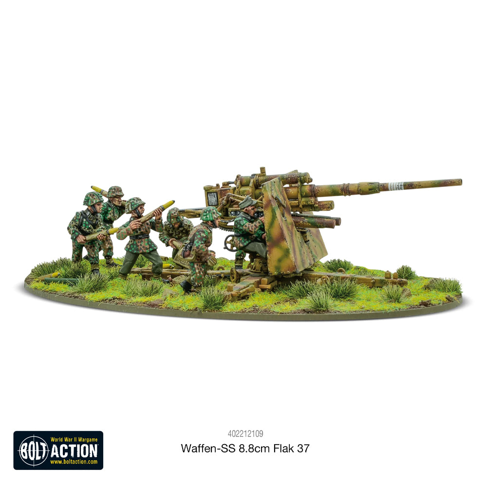 Waffen-SS Flak 37 8.8cm Painted Example