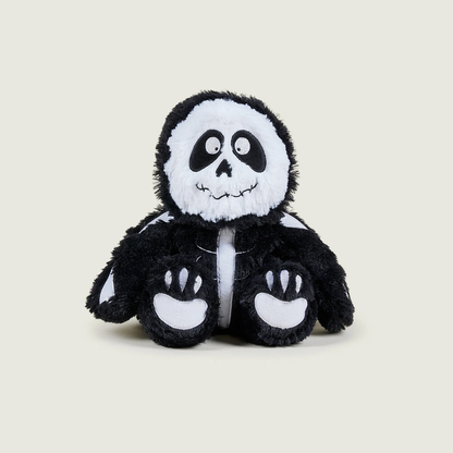 Warmies® Skeleton. Experience hours of soothing warmth and comfort with Warmies® Soft plushies, this microwavable black and white skeleton is gently scented with French lavender and weighted for a calming sensory experience. Suitable for all ages, warm in a microwave for a soothing heat or chill in a freezer for cooling relief this cute Skeleton Warmies® makes a thoughtful gift for al