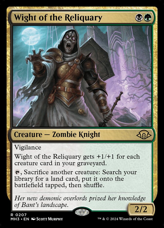 Wight of the Reliquary MTG Single | MH3 #207