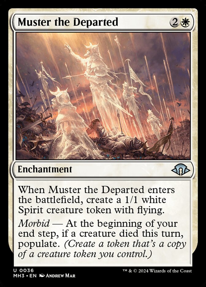 Muster the Departed MTG Single | MH3 #036