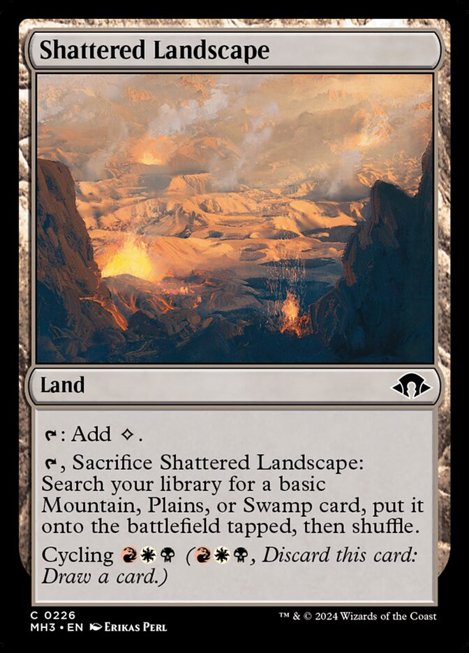 Shattered Landscape MTG Single | MH3 #226