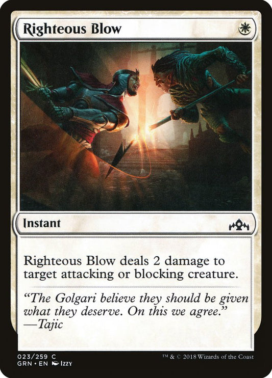 Righteous Blow MTG Singles | Gui...