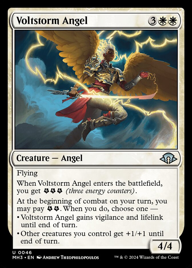 Voltstorm Angel MTG Single | MH3 #046