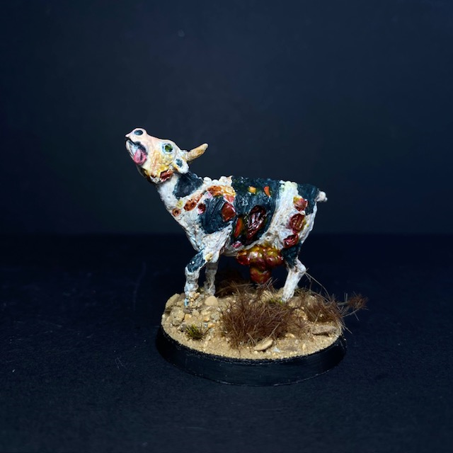 Pre Painted Zombie Cow by Mrs MLG