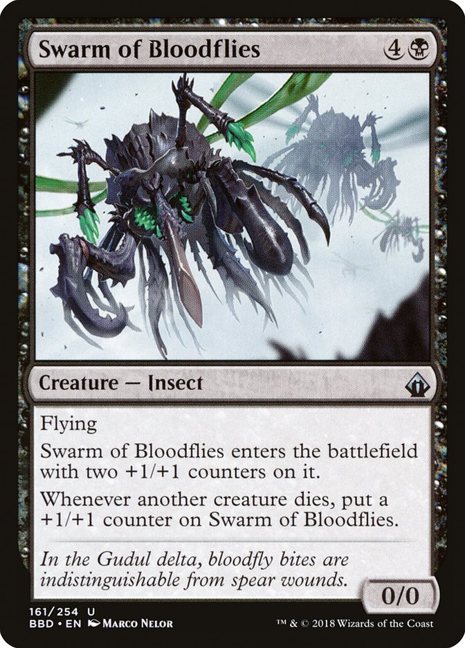 Swarm of Bloodflies Battlebond #161 | Magic! The Gathering Single