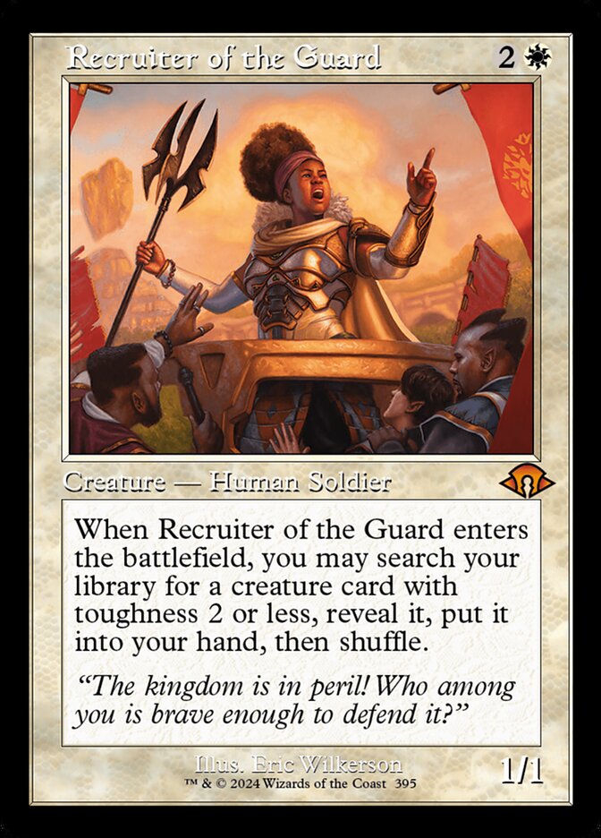 Recruiter of the Guard Retro Frame MTG Single | MH3 #395