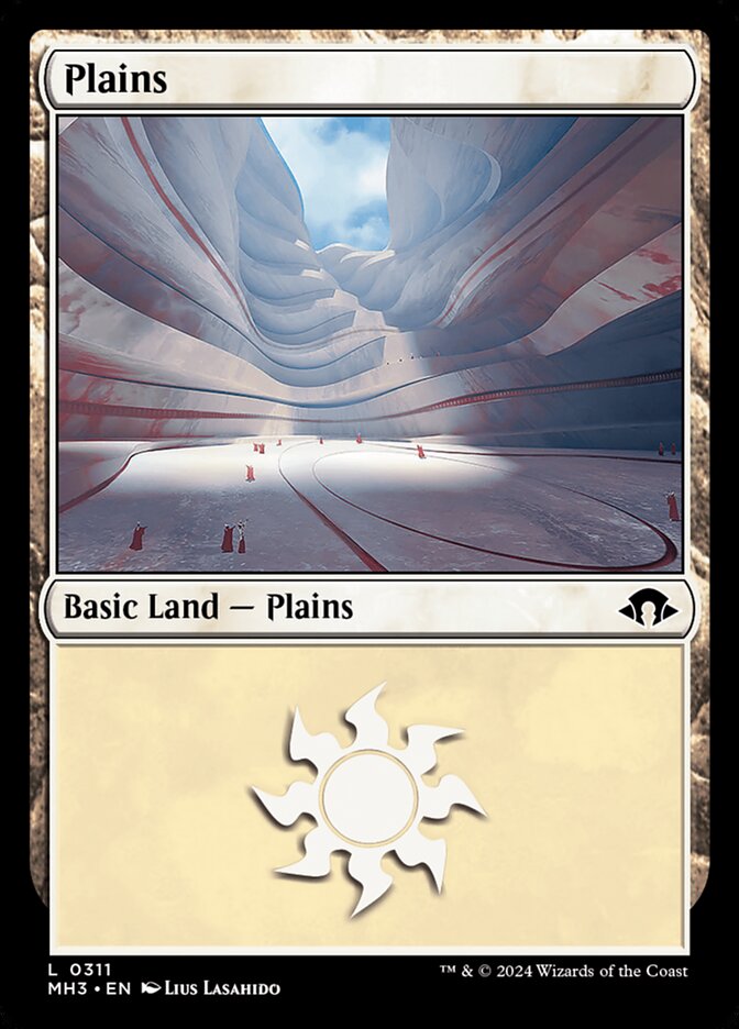 Plains V.2 Basic Land MTG Single | MH3 #311