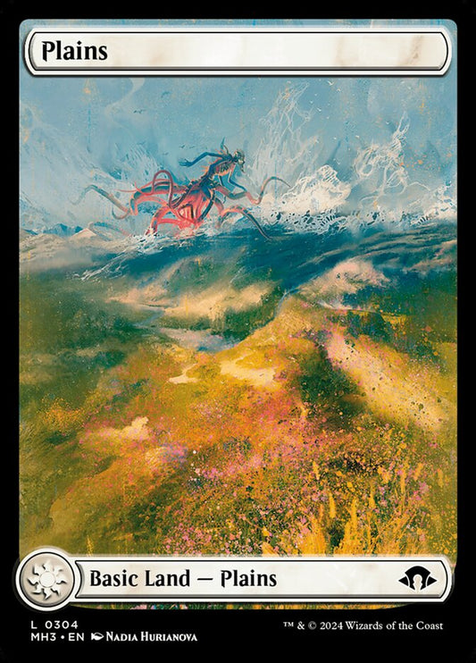 Basic Plains Full Art MTG Single...