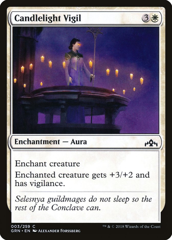 Candlelight Vigil MTG Singles | Guilds of Ravnica #003