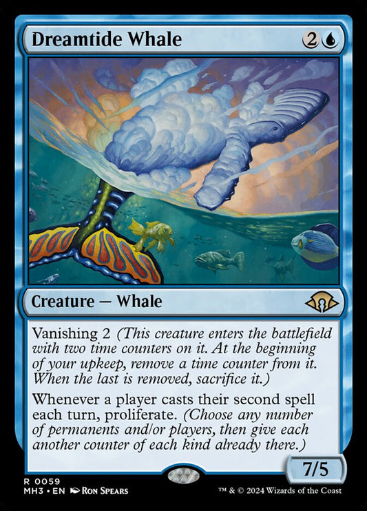 Dreamtide Whale MTG Single | MH3...