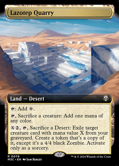 Lazotep Quarry Extended Art MTG ...