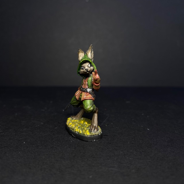 Pre Painted Rask Harefolk miniature for tabletop gaming  -Mrs MLG