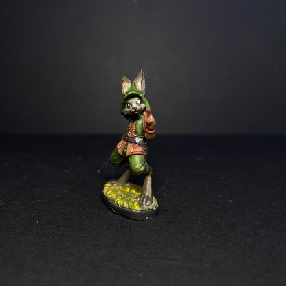 Pre Painted Rask Harefolk miniature for tabletop gaming  -Mrs MLG