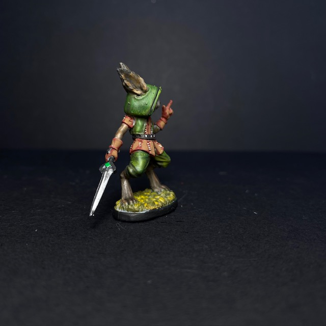 Pre Painted Rask Harefolk miniature for tabletop gaming  -Mrs MLG