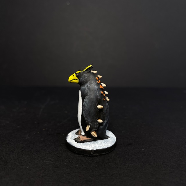 Pre Painted Dire Penguin miniature by Mrs MLG