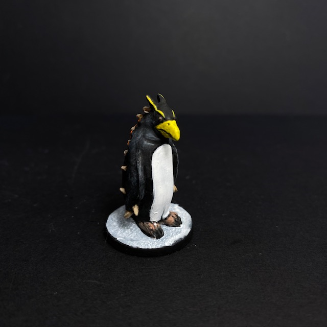 Pre Painted Dire Penguin miniature by Mrs MLG