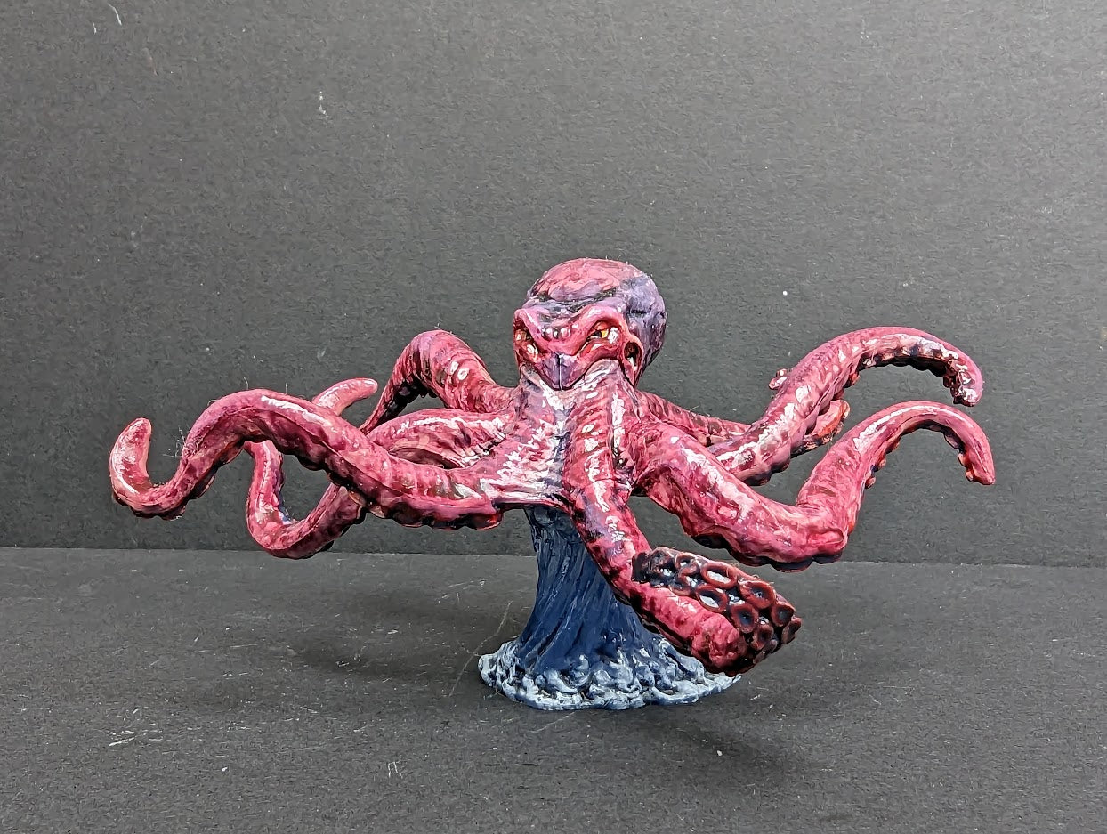 Pre Painted Octopus miniature for your gaming table  -MrMLG