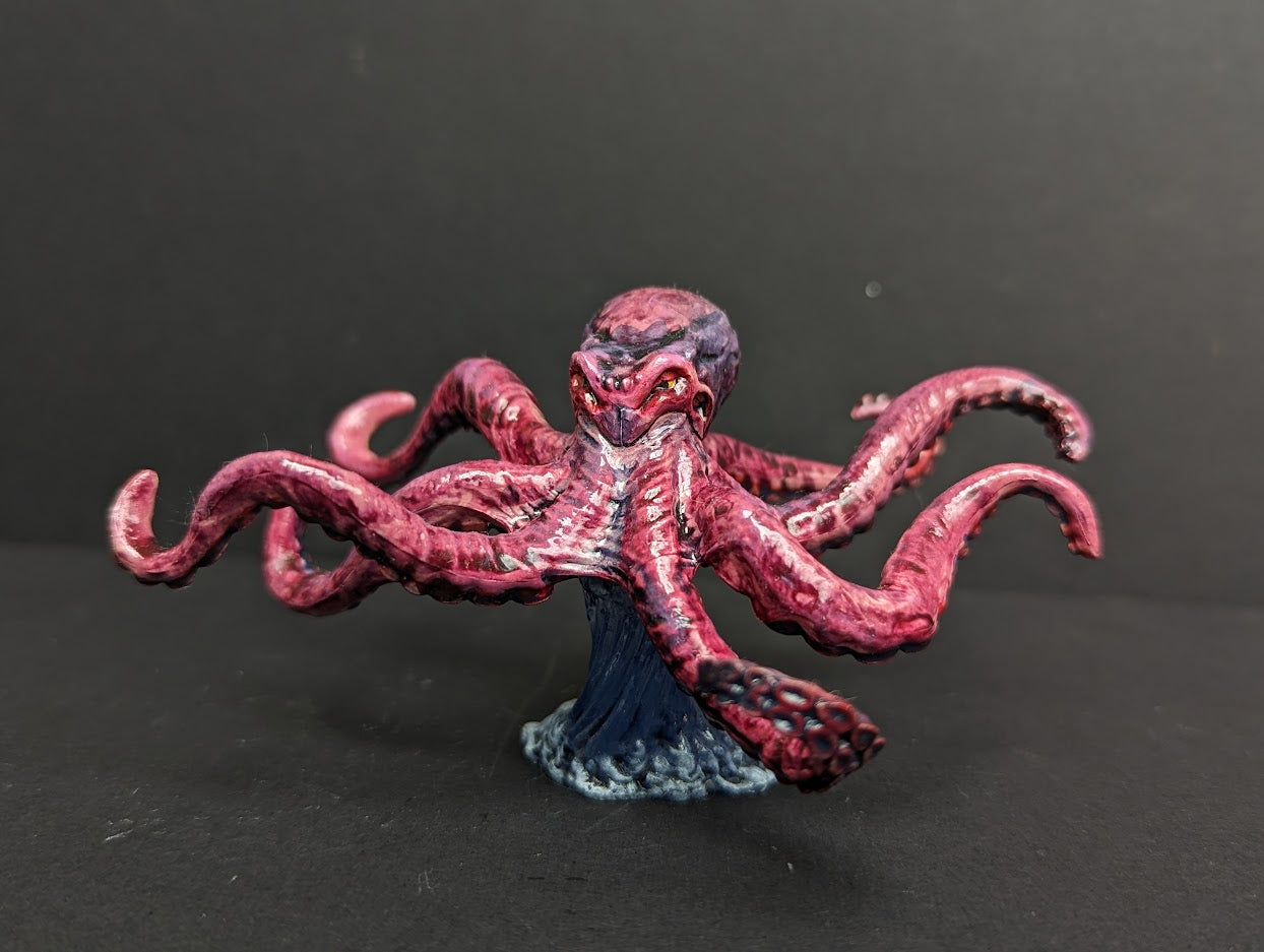 Pre Painted Octopus miniature for your gaming table  -MrMLG