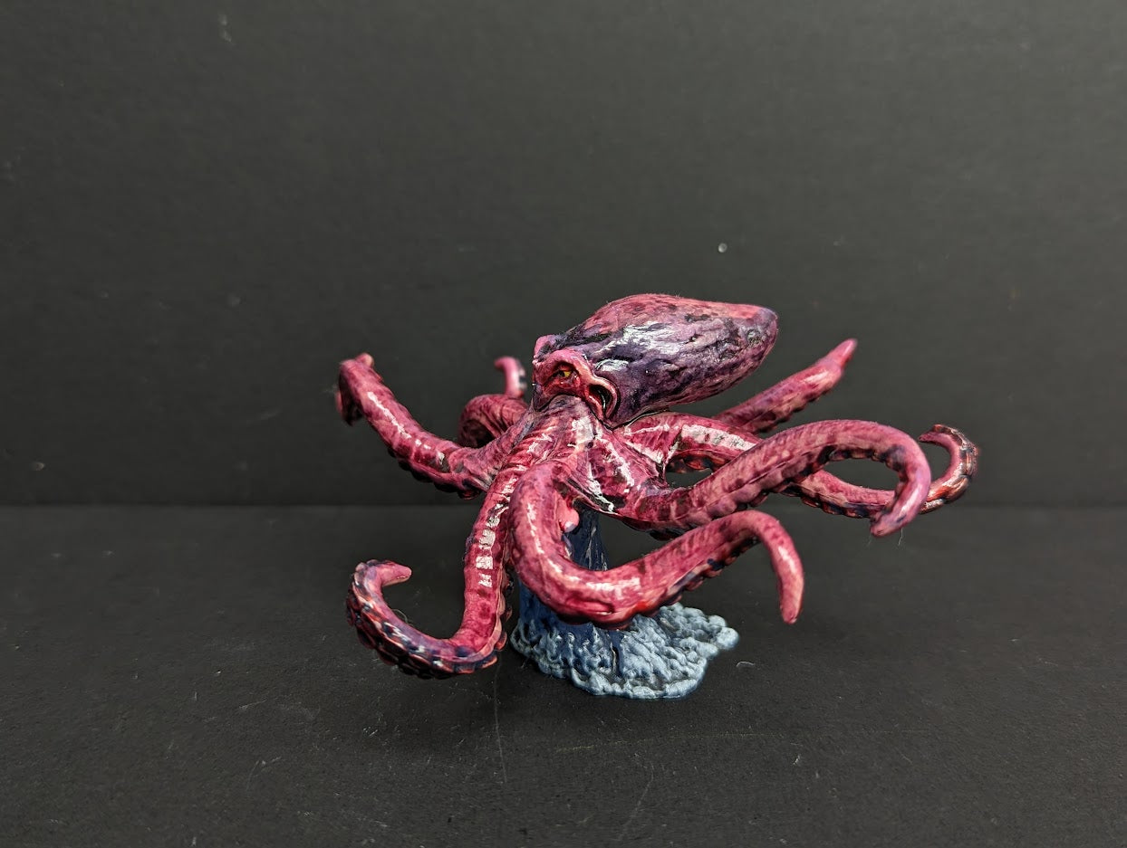 Pre Painted Octopus miniature for your gaming table  -MrMLG