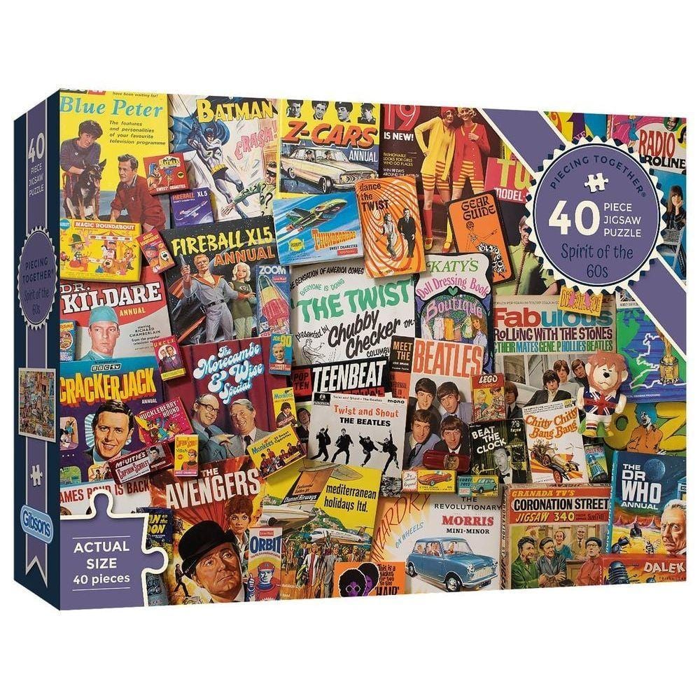 Spirit Of The 60s 40 Piece XL Jigsaw Puzzle